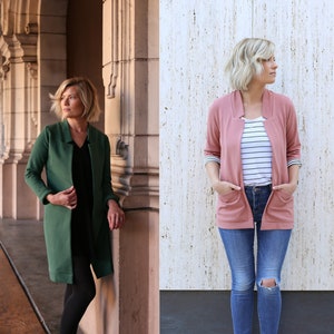 Fulton Sweater Blazer Sewing Pattern