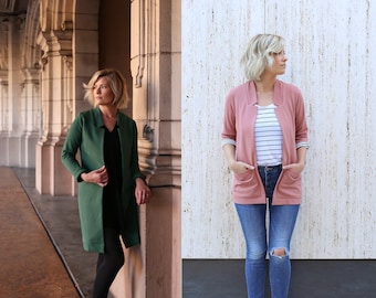 Fulton Sweater Blazer Sewing Pattern