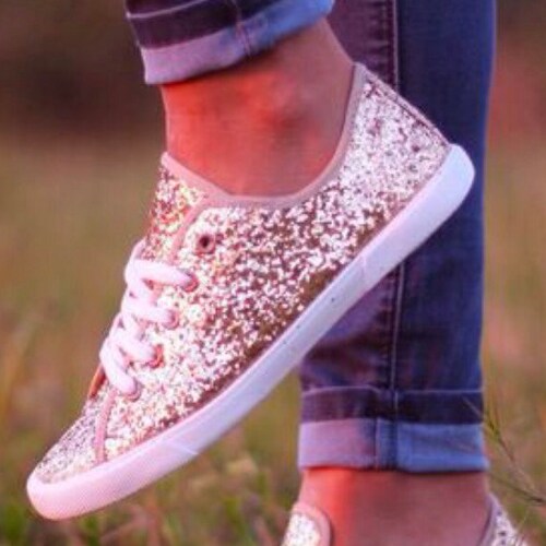 van glitter shoes