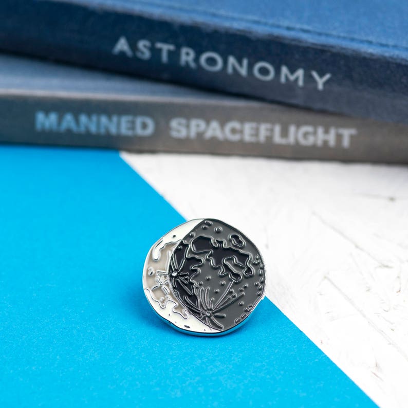 Celestial Jewelry Personalised MOON PHASE Enamel Pin Gift Set Etsy UK