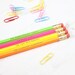 Back to School NEON BRIGHT IDEAS Pencil Set Quirky Scientific Purposes Coloured Stationery Gift Thank You Teacher Teenager Stocking Filler 