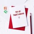 Funny Valentine's Card - PULCHRITUDINOUS - Rude Valentines Day - English Dictionary Definition - Ruby Anniversary - Unique Greeting Cards