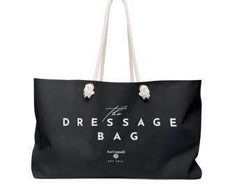 Dressurtasche Weekender: Schwarzes Pferd Show Travel Tote