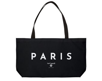PARIS - Weekender Tragetasche - schwarz