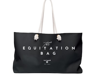 Black Reitsport Weekender Bag: Reisetasche für Pferdeshow