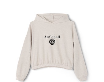 Ein Capall Damen Cinched Bottom Hoodie