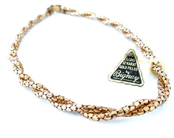 Unisex Vintage Silver Ingot Pendant on a Rope Chain Necklace FREE