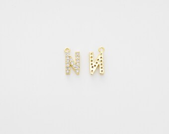 Simple charm Letter charm Brass Tiny MAMA charm N32-VC2 Nickle free Jewelry making supplies 1 piece,