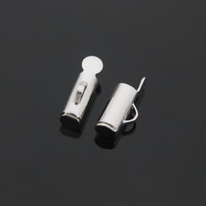 9mm Slide tube end, S91-R5, Nickel free, 20 pcs, 9mm, Slide connector, Tube connector, Pipe connector, Original rhodium plated brass ni