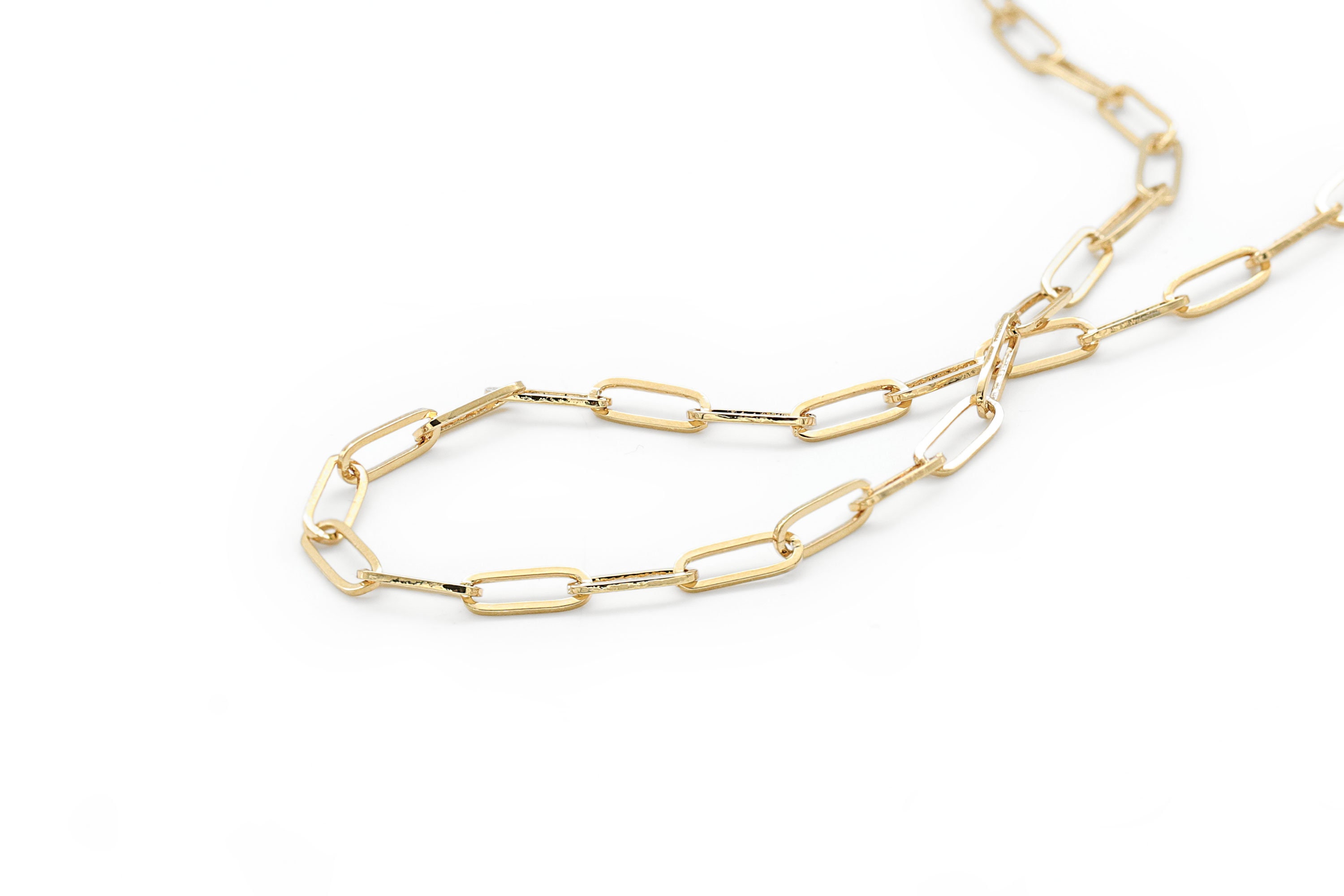 Rectangle Link Chain Necklace for Charm N4505G1 1 Piece Etsy