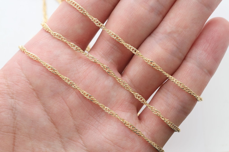 Twisted Decorative Chain Nickel Free CJ1907 1m 2.2mm Etsy