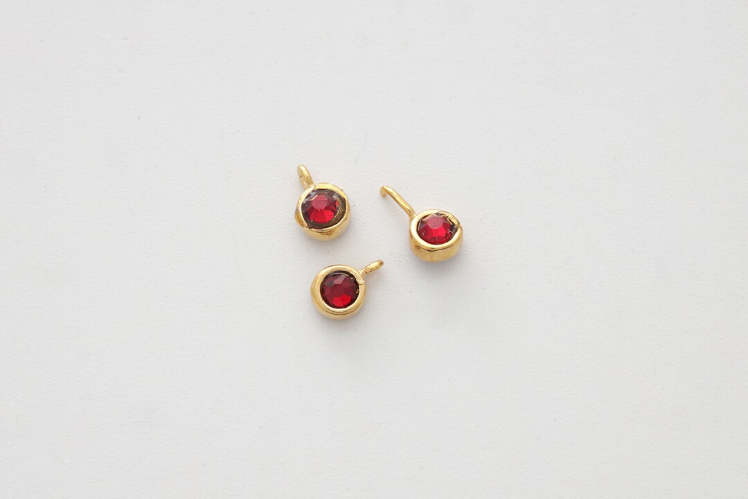 【hana】【片方のみ】agete♡garnet＊・゜charm Birthstone Cluster Charm - Garnet – Create your own cluster