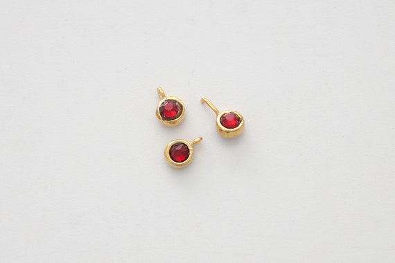 激安超特価 最大80%オフ  2 Pieces, Birth Stone Charm, Nickel Free, K7GA-G, 4x3mm, 16K アクセサリー