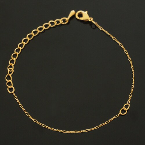 Thin Figaro Bracelet for Charms in Between B3803G1 1piece Etsy