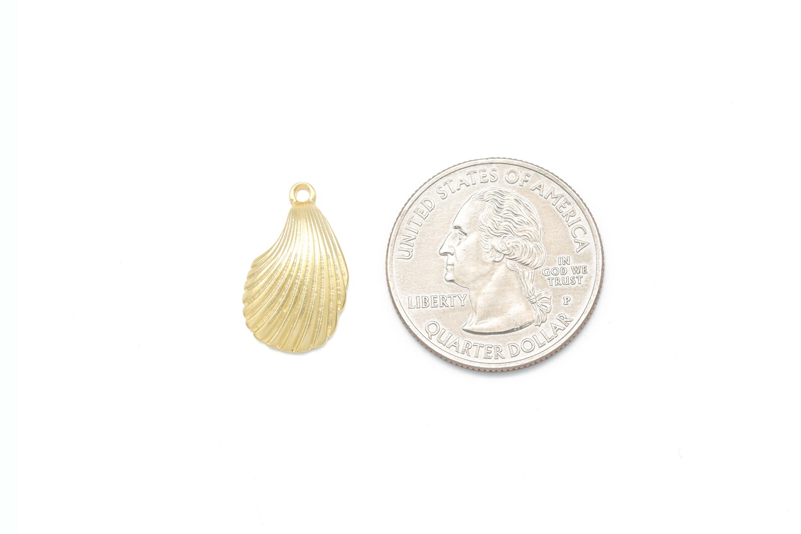 Ocean Themed Jewelry Making, A10-G10, Clam Seashell Pendant, 2 Pcs ...