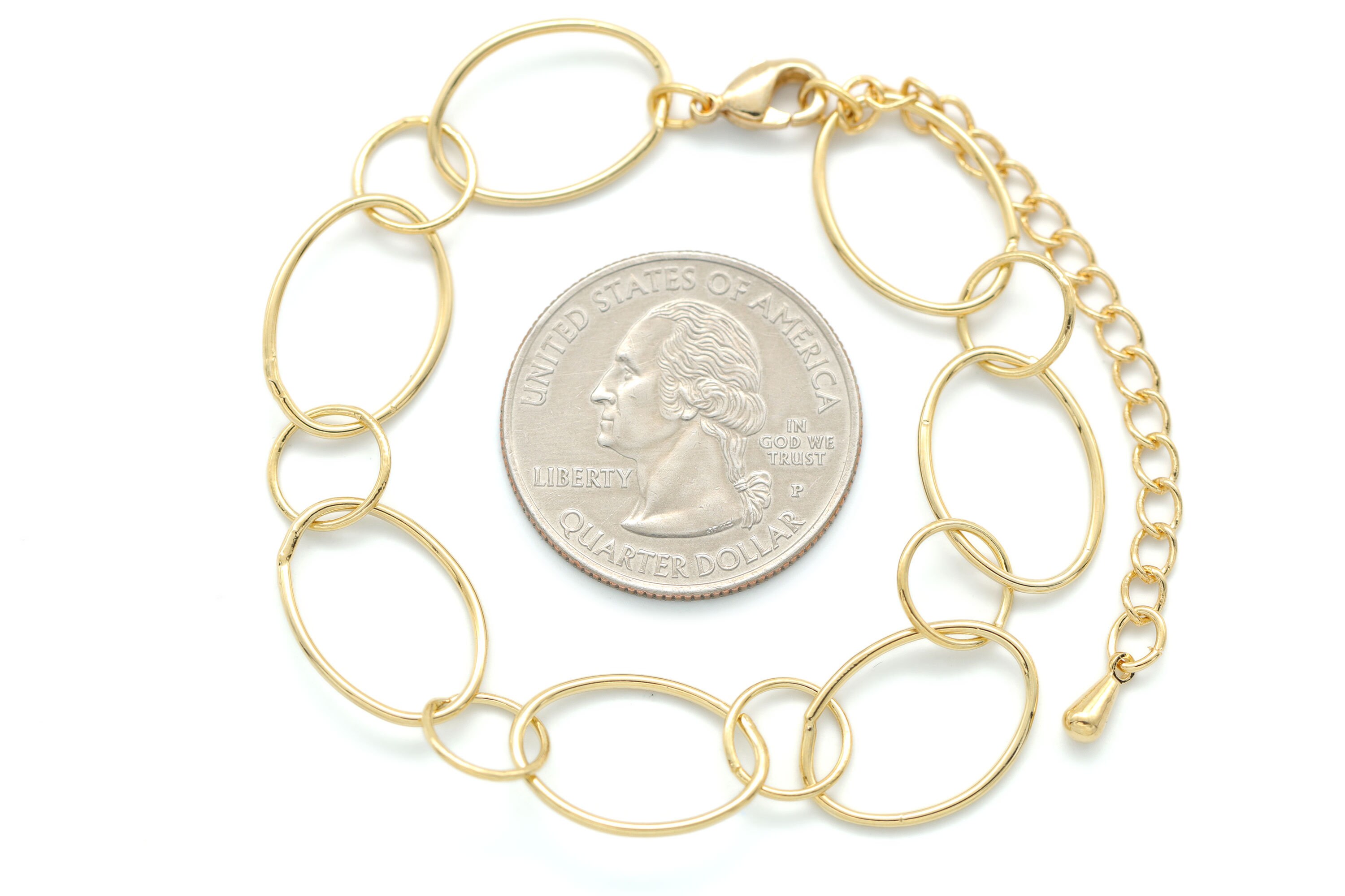 2025-25 秋冬新作  ハイブランドの Link Oval Large Only, CHAIN Chain B4303 Charms, for Bracelet アクセサリー