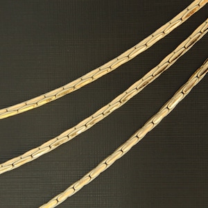 LAST STOCK, 80% OFF, Colored copper brass chain, CJ27-07, 1m, 1.9mm thick, Side cut chain after ivory coating on copper brass