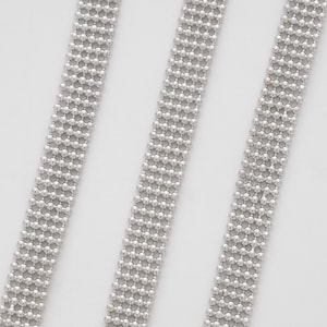 Lace Ball Chain, CJ34-05, 1 meter, Nickel free, Width 6mm, Original Rhodium Plated Brass, Bracelet Chain, Choker Chain