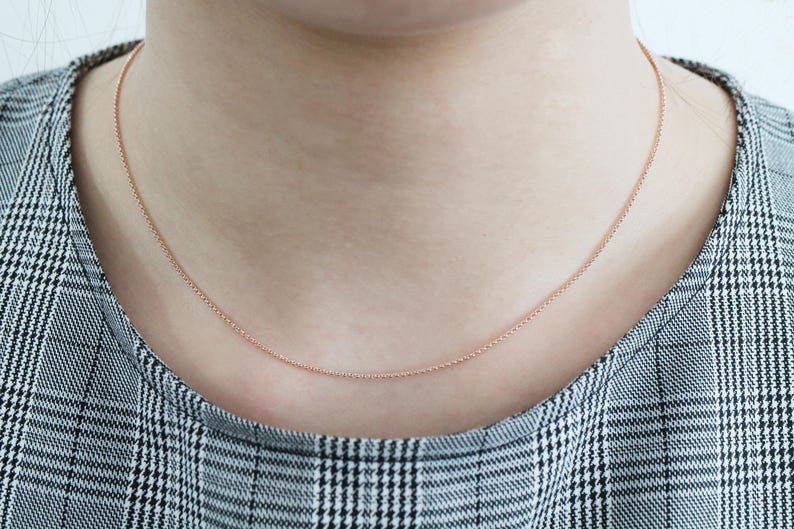 Necklace Making Rolo Chain N0208P1 for Charm 1 Piece 44cm Etsy