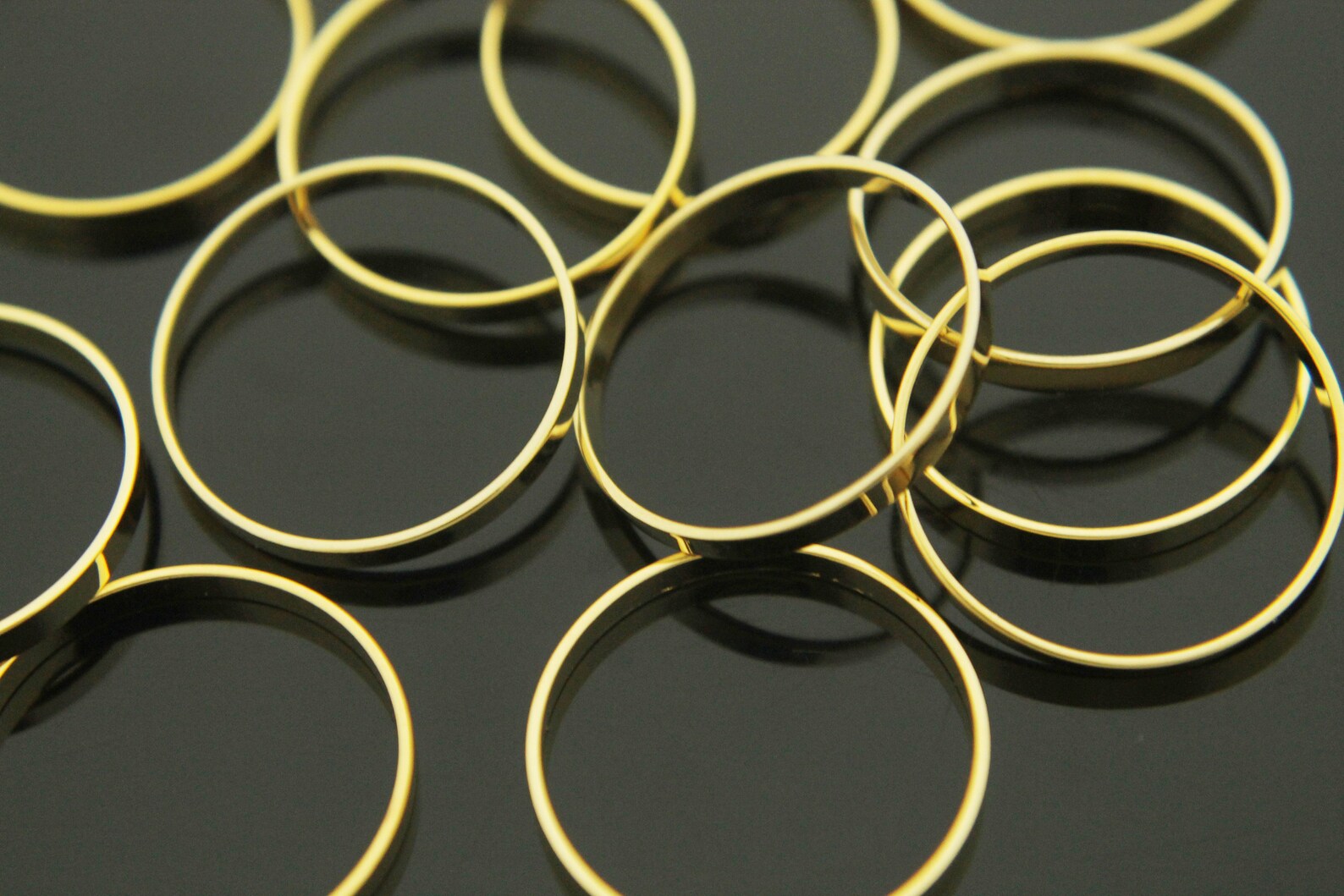19mm Pipe Ring Cham, Nickel Free, G11-G1, 10 Pcs, 19x0.5x2mm, Round ...