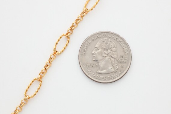 Catenina PLANETYS In Argento Sterling 925 Placcato Oro 18K – Modello Figaro (1+3) Larghezza 1.5 Mm, Fatto In Italia - 2