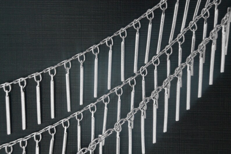 Original rhodium plated brass 1m Jewelry making 15mm long CJ13-10 Handmade chain Stick chain 1.2mm thick Nickel free