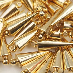 8x10mm FS08-04 Gold plated brass Jewelry component Drop Framed glass charms Cutting glass 2 pcs Purple N9-R9