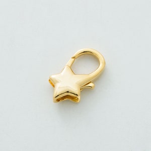 Star clasp, Brass, Nickel free, Jewelry making supplies, Wholesale jewelry makings, Unique clasp, 1 piece, [J50-G3]