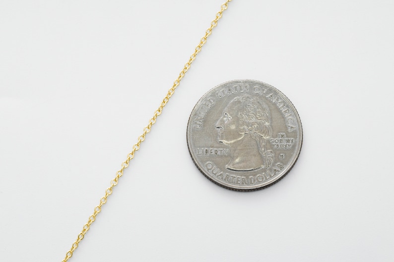Jewelry making Design chain CJ01-08 10m 16k Gold plated Copper brass Chain MARKDOWN Chain 230SF Not easily tarnish Nickel free