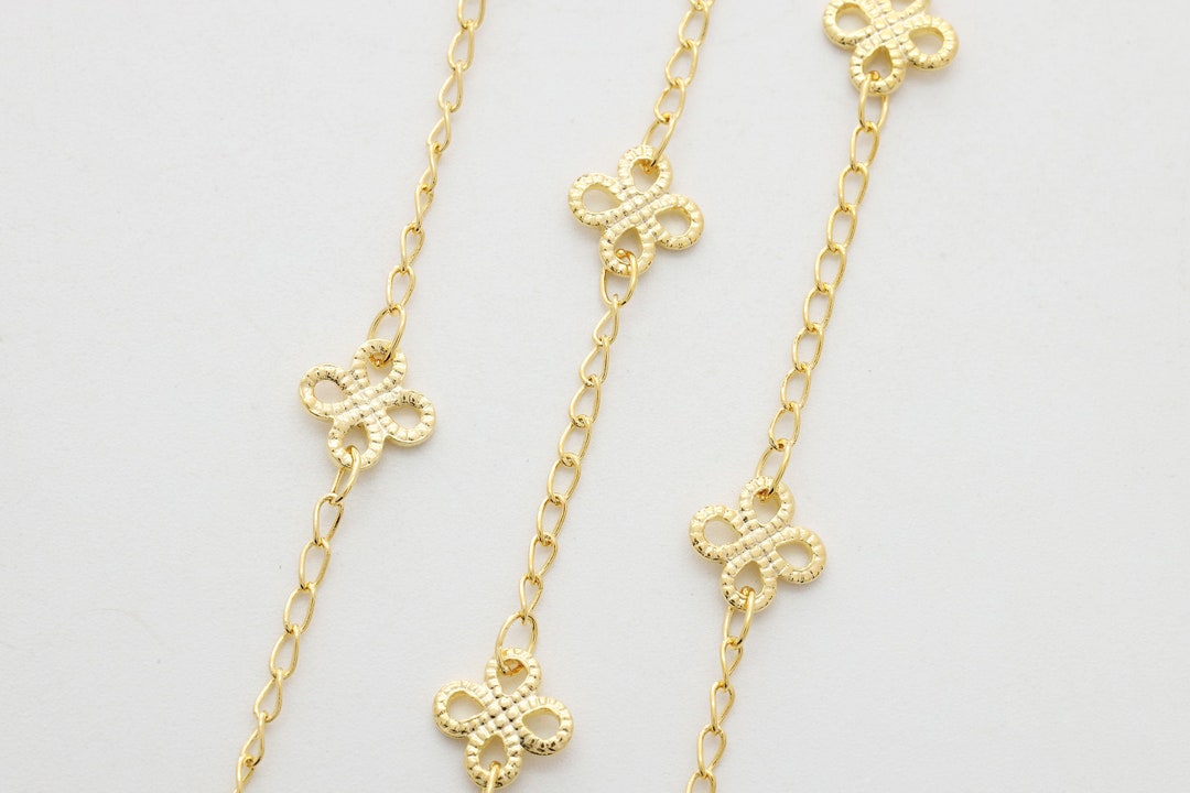 ★SURGERY★ clover logo full chain surgery ice clover logo necklace