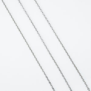 Chain 240SF, Nickel free, Rhodium plated red brass, design chain,  jewelry making, Jewelry component, 2x2mm, 10m, [CJ01-04]