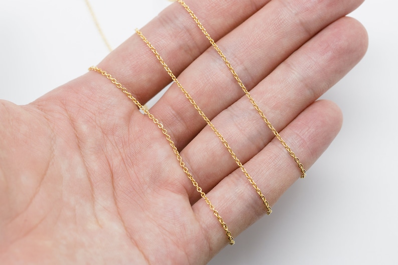 Jewelry making Design chain CJ01-08 10m 16k Gold plated Copper brass Chain MARKDOWN Chain 230SF Not easily tarnish Nickel free