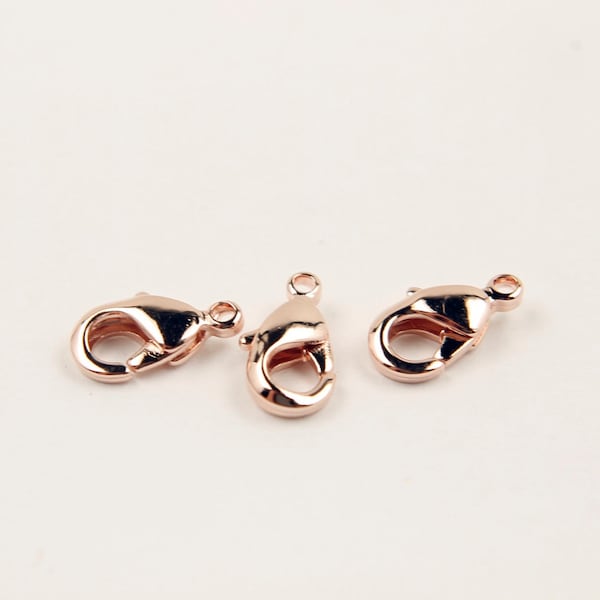 Rose Gold Plated Lobster Clasp - Etsy