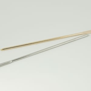 Binyeo making stick (L), Brass, Hair stick making supplies, Hair stick blank, Jewelry making supplies, 1 piece, [P9-VC2]