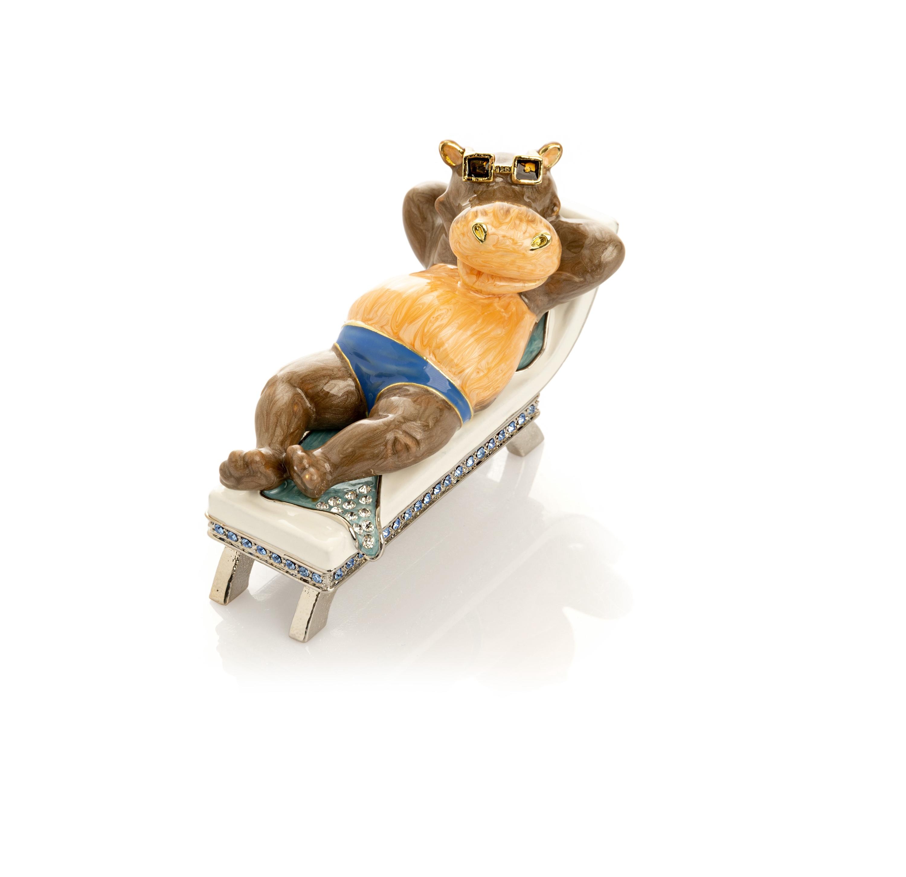 Feliz Hipo Juguete Hipo Hipo Burbujas Joyero De Hipopótamo Keren