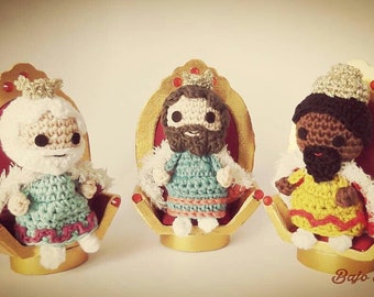 Three Wise Men amigurumi pattern