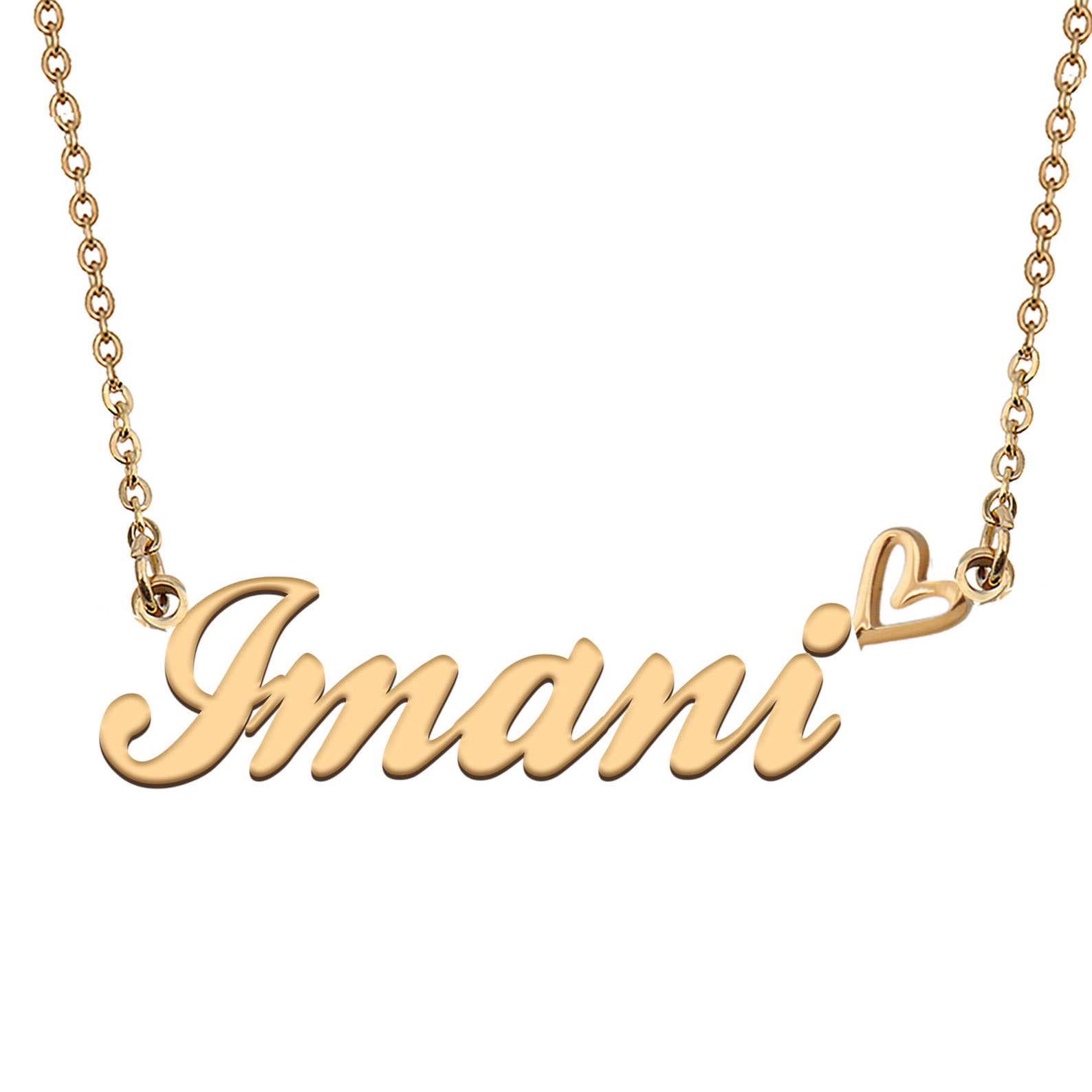 Name Necklace Gold Name Necklace Custom Name Necklace Etsy
