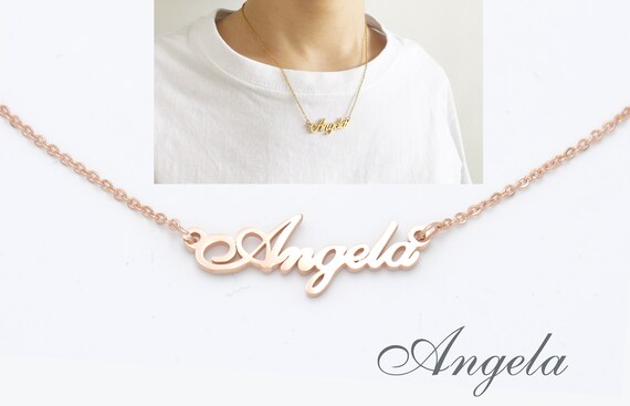 name tag necklace