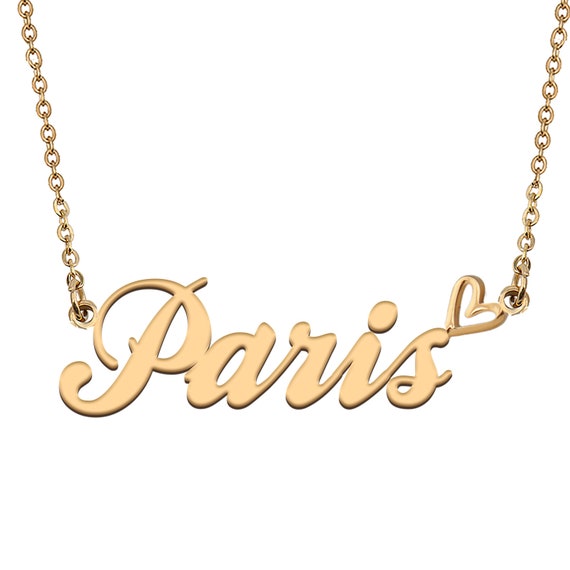 Name Necklace Gold Name Necklace Custom Name Necklace