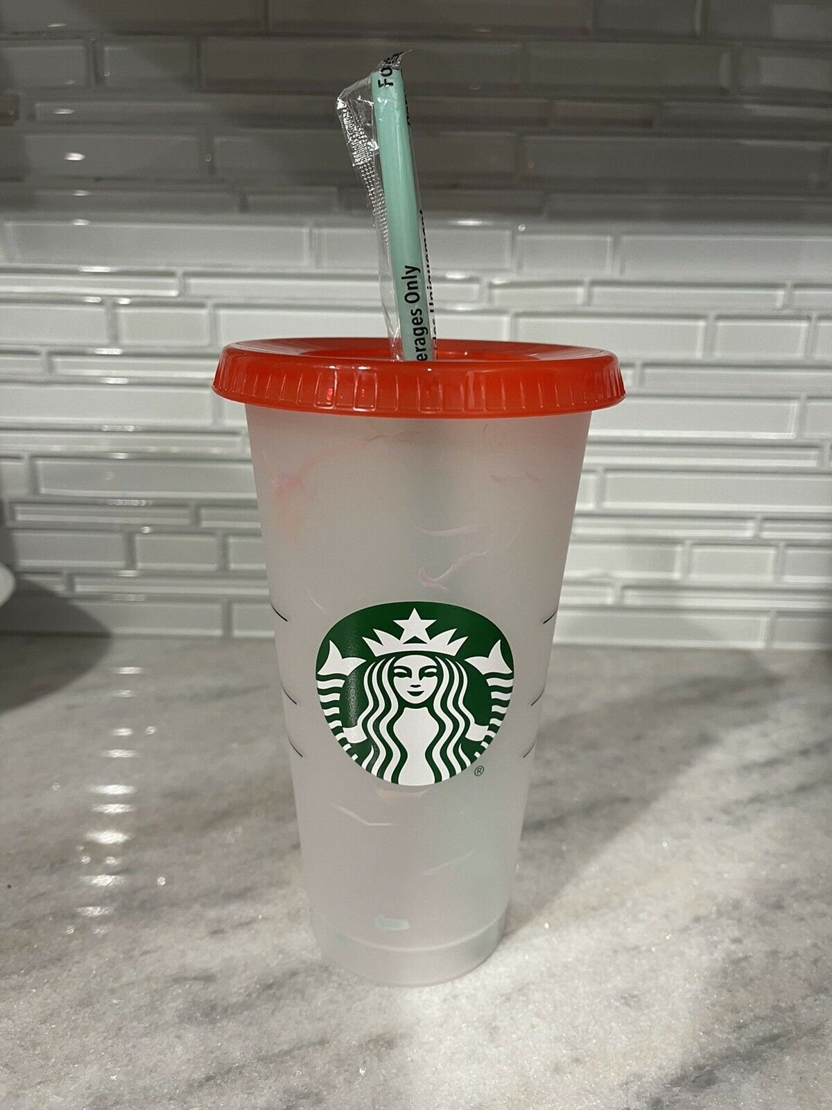 Starbucks Marble Color Changing Cup Starbucks Venti Reusable Etsy UK