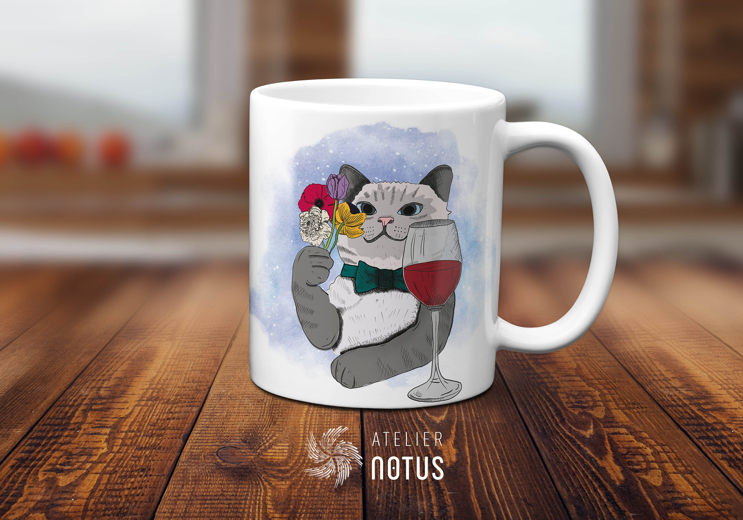 Mug à Personnaliser St Valentin - J'ai Rdv avec Mon Chat
