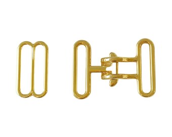 10 sets van 20mm cinch gesp en slide set (gouden kleur afwerking)
