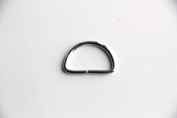20 pcs 1" Split D Ring Unwelded Wire Gauge AWG 10 Silver