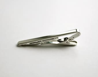30 pieces of Tie Clip , 54 x 5 mm , Clasp , Silver Color