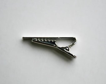 30 stuks van Tie-Clip, 40 x 5 mm, Alligator Clip, zilver kleur