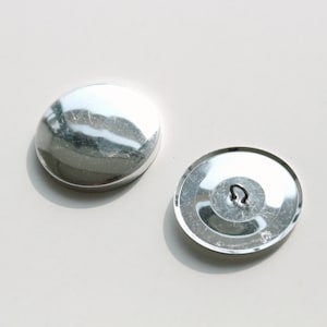 8pcs 38mm (size 60 or 1 1/2&quot;) Cover Button Wire Back (Buttons only)