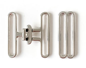 10 sets of 50mm cinch buckle and slide set (silver color finish)