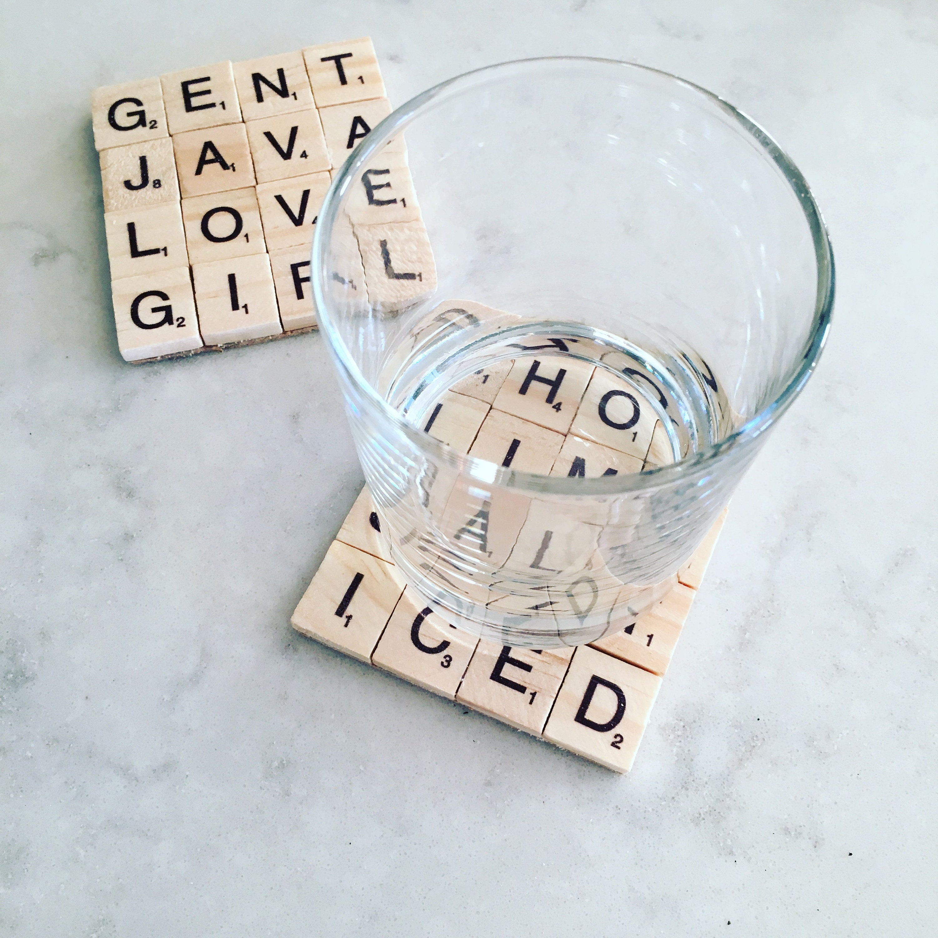 Coaster/Sous Verres Scrabble