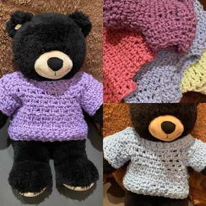 Bear  spring color bulky sweater