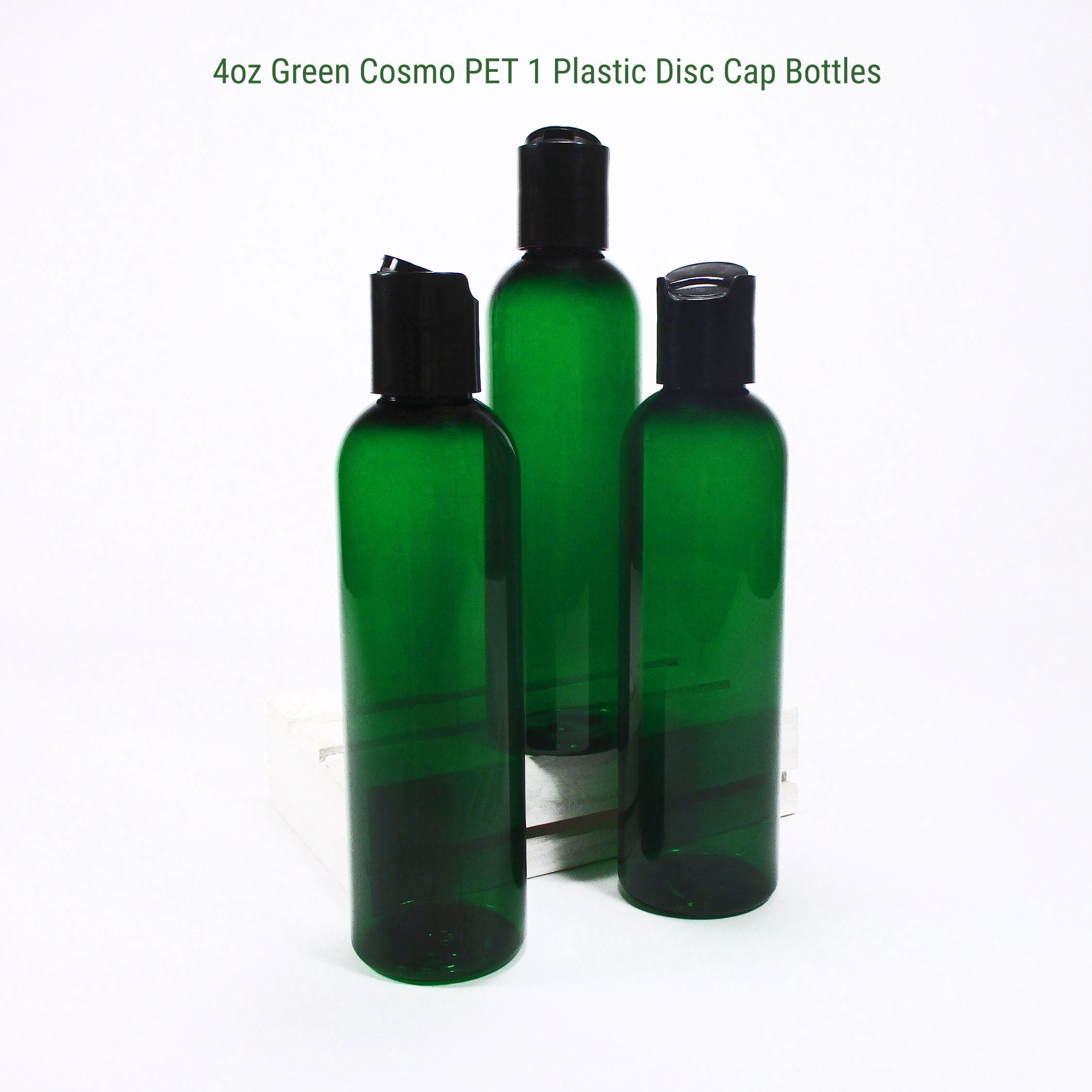 4 oz green empty squeeze bottles set of 3 plastic bottles Etsy